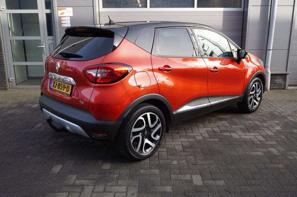 Renault Captur 1.2 TCe Helly Hansen, Euro 5, Zwart, 4 cilinders, Leder en Stof