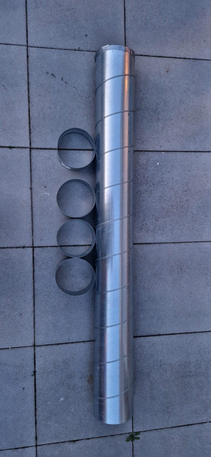 Spirobuis 150 mm doorsnede., Doe-het-zelf en Verbouw, Buizen en Afvoer, Overige materialen, Nieuw, Ophalen of Verzenden, Minder dan 2 meter