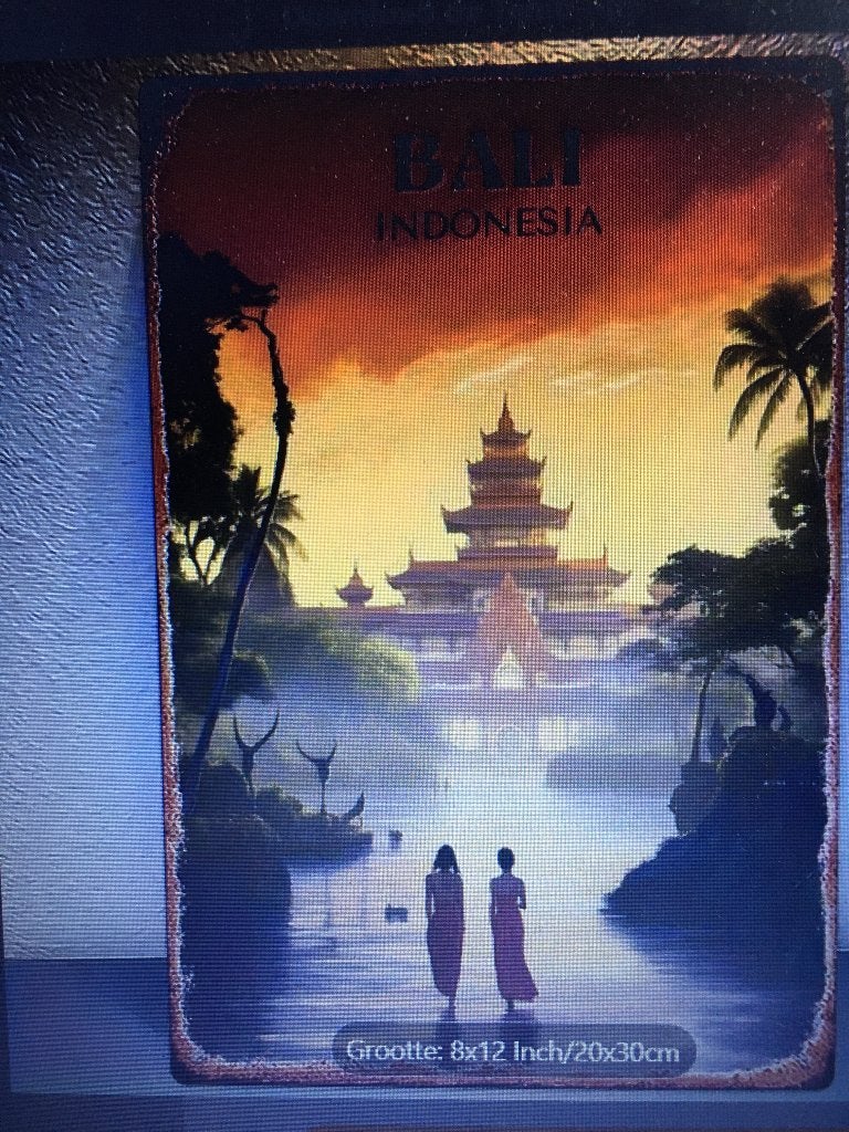 Schitterende authentieke Wanddecoraties van BALI - UBUD, Verzenden, Nieuw, Metaal, Decoratieobject
