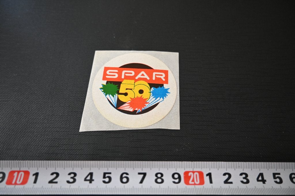 sticker supermarkt SPAR 50 jaar, Ophalen of Verzenden, Zo goed als nieuw