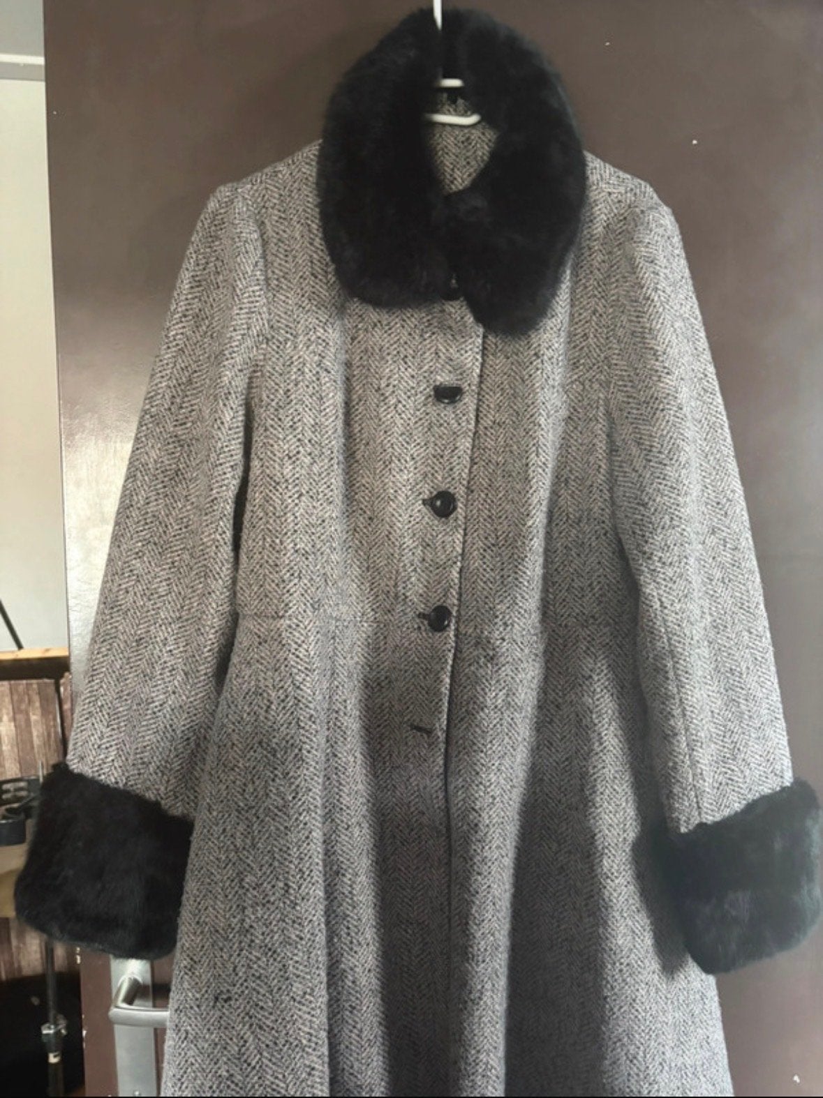 Voodoo Vixen Winterjas XXL - Jaren '50 Stijl, Kleding | Dames, Jassen | Winter, Ophalen of Verzenden, Zo goed als nieuw, Maat 46/48 (XL) of groter