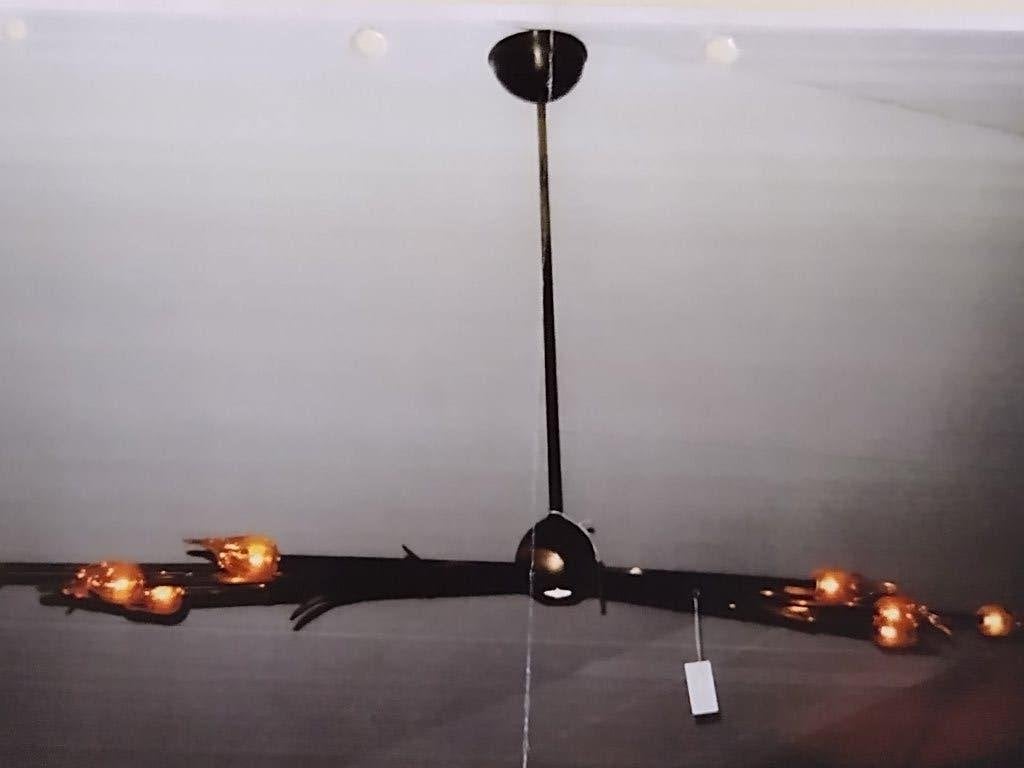Lumiere hanglamp, Huis en Inrichting, Lampen | Hanglampen, Ophalen, Zo goed als nieuw, Glas, Overige fittingen