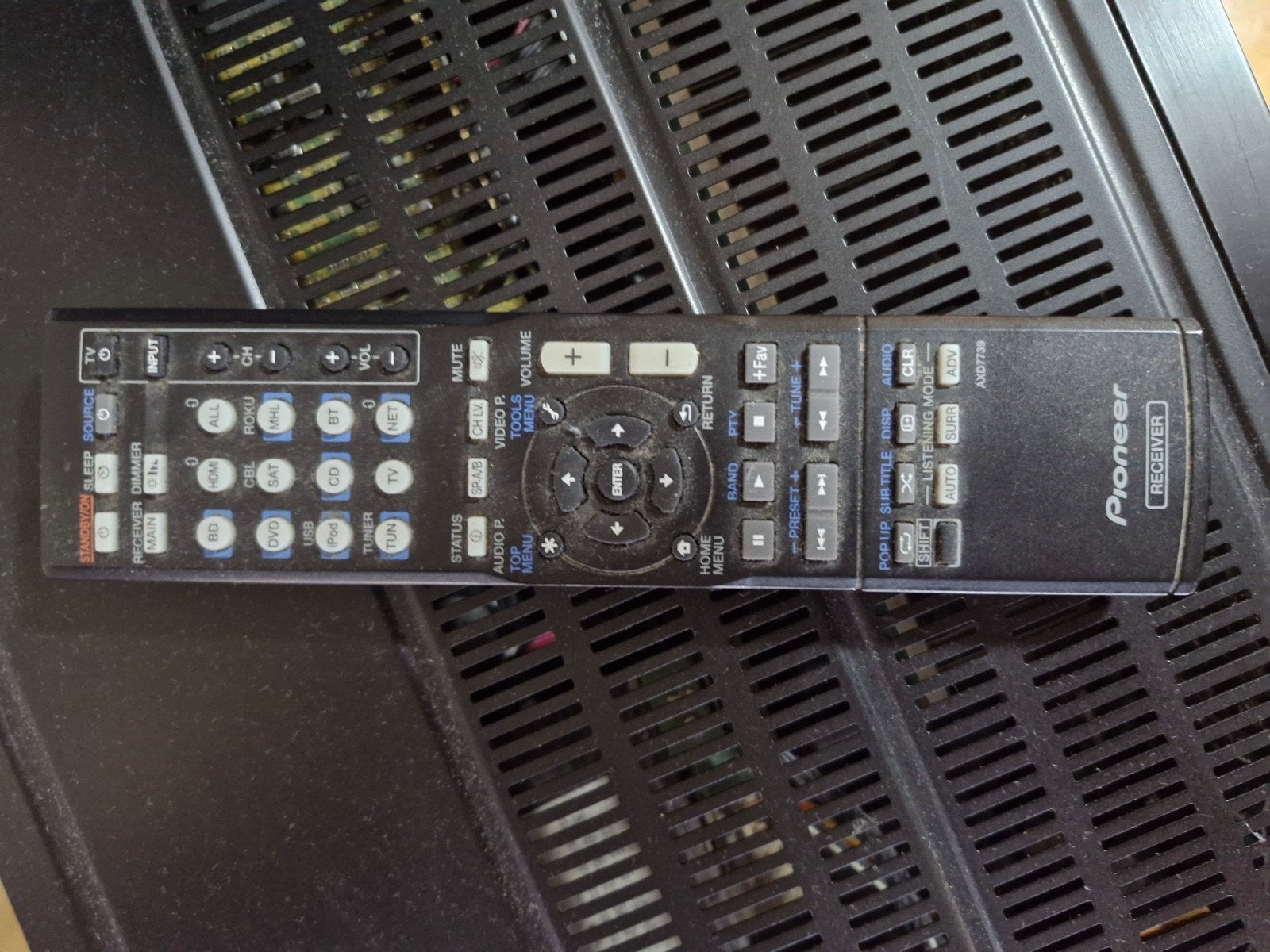 Pioneer VSX-830-K AV-receiver met afstandsbediening, Ophalen of Verzenden