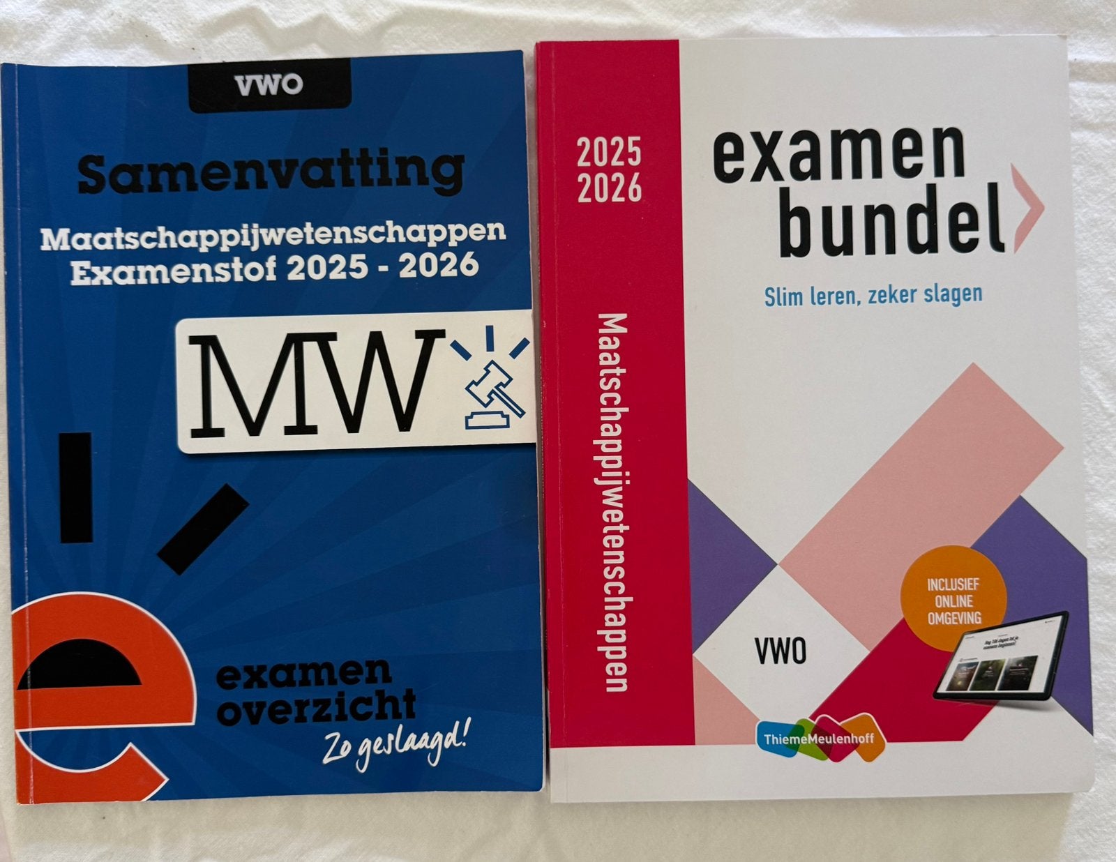 Examenbundel MW 2025/2026 + Samenvatting, Boeken, Informatica en Computer, Ophalen of Verzenden, Zo goed als nieuw, Overige onderwerpen