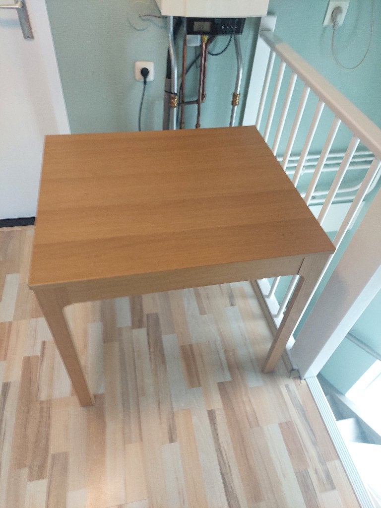 Tafel ikea, Ophalen, Eikenhout, 50 tot 100 cm, Zo goed als nieuw