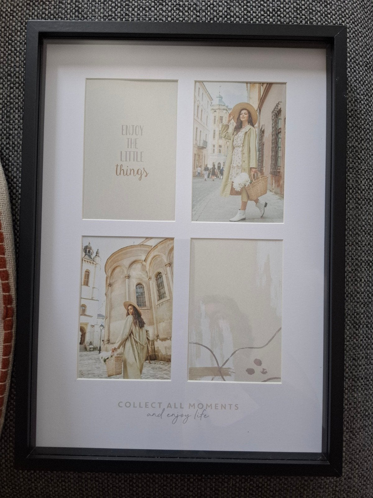 Lijst voor 4 foto's, Ophalen, Collagelijst, Zo goed als nieuw, Met glas