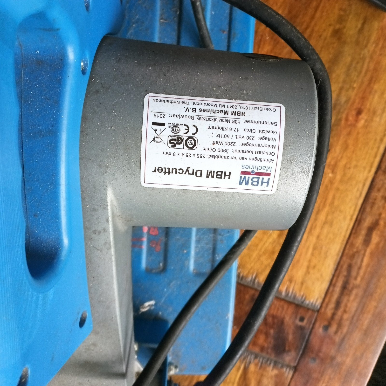 HBM metaal-afkortzaagmachine, Ophalen, 1200 watt of meer, 70 mm of meer