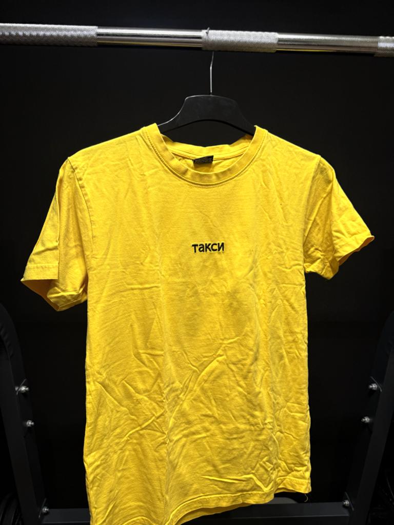Snipes Taxi T-shirt Maat M Heren Geel, Verzenden, Gedragen, Maat 48/50 (M), Geel