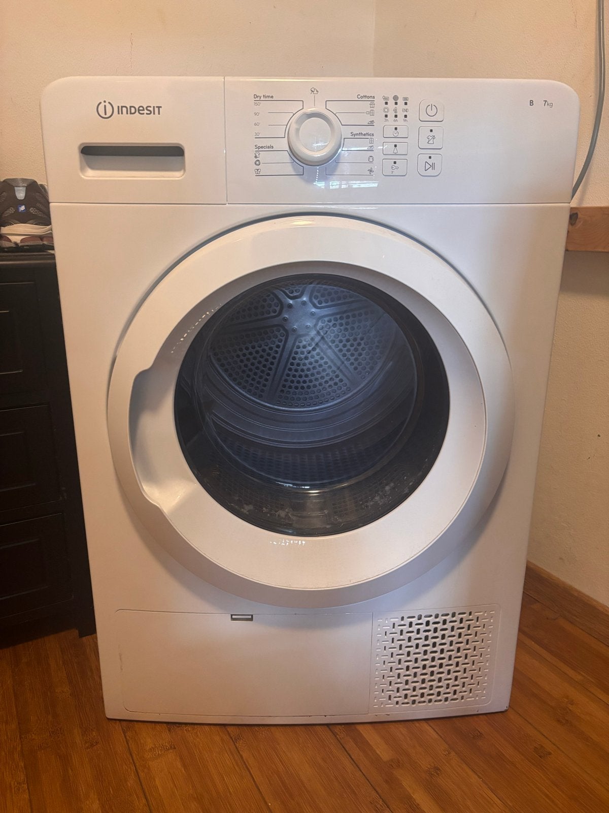 Indesit Condensdroger B 7kg, Witgoed en Apparatuur, Wasdrogers, Ophalen, 6 tot 8 kg, Gebruikt, Voorlader
