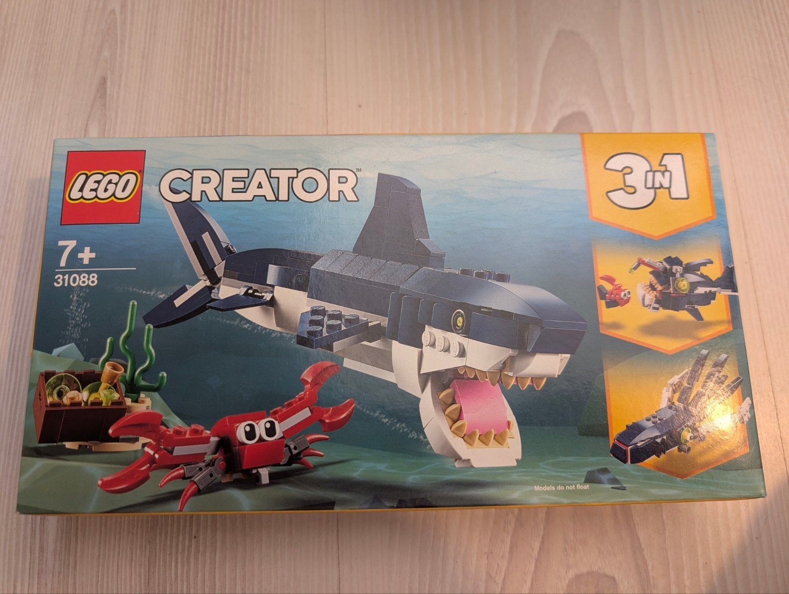 Lego Creator Diepzee wezens 31088, Inclusief instructies, Lego, Nieuw, Ophalen of Verzenden