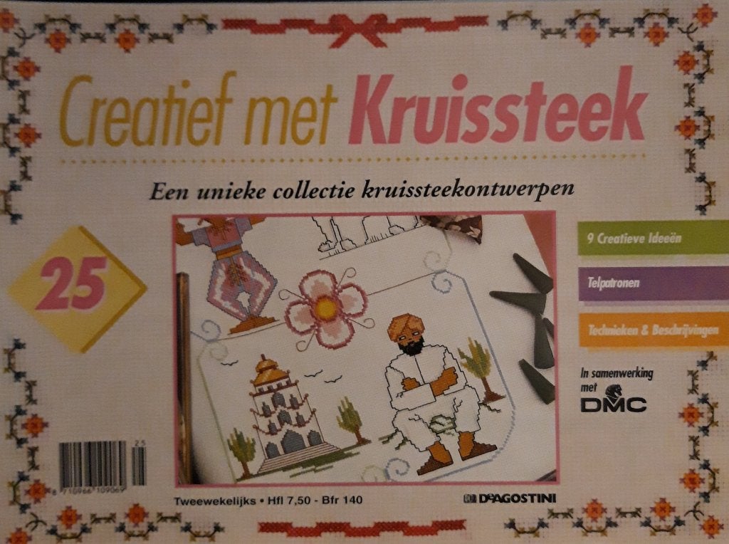 Creatief met Kruissteek 25 met patroonbladen - ZGAN
