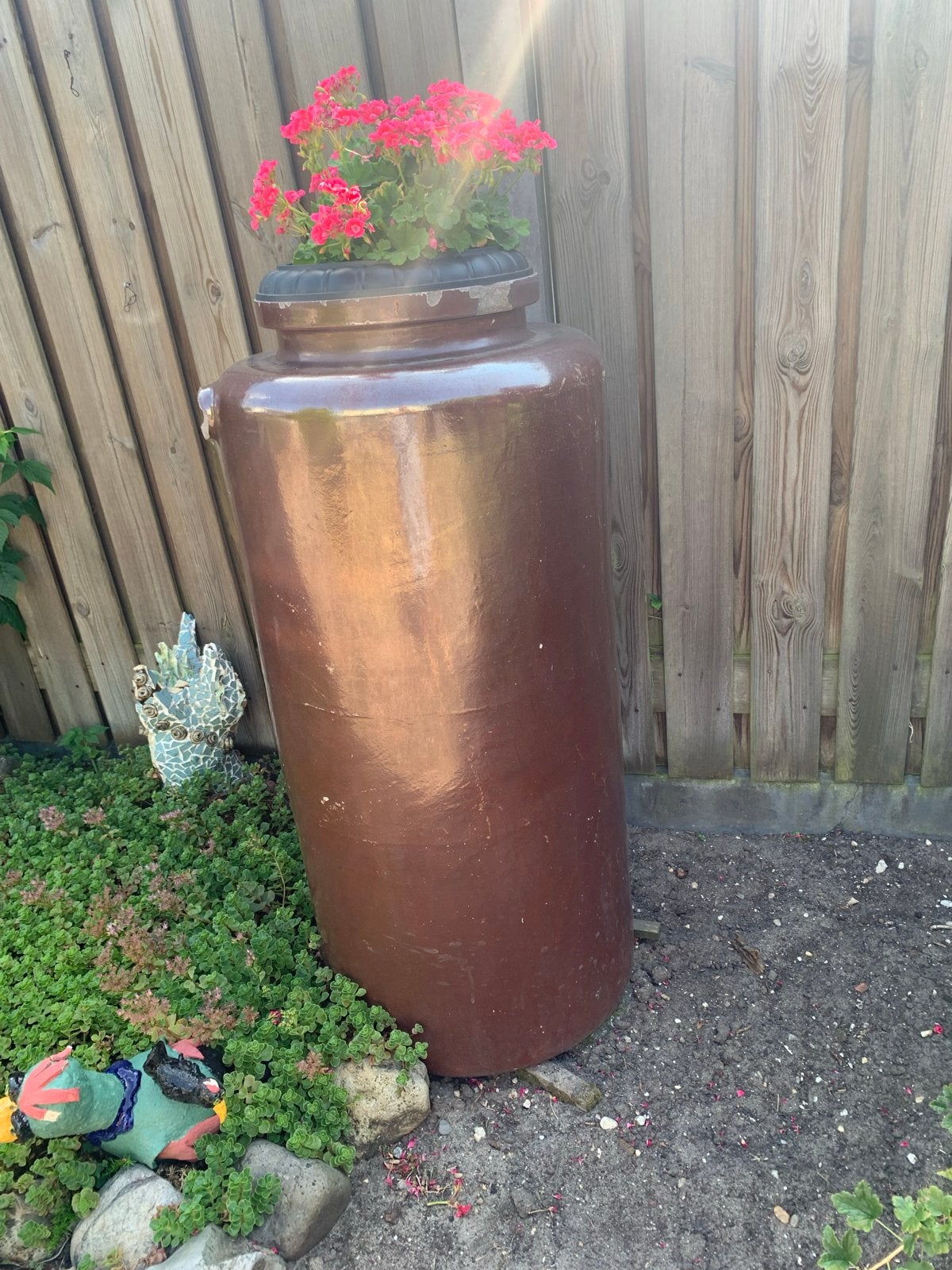 Grote bruine jenever vaten XXXL, Ophalen, Overige materialen, Gebruikt, Balkon