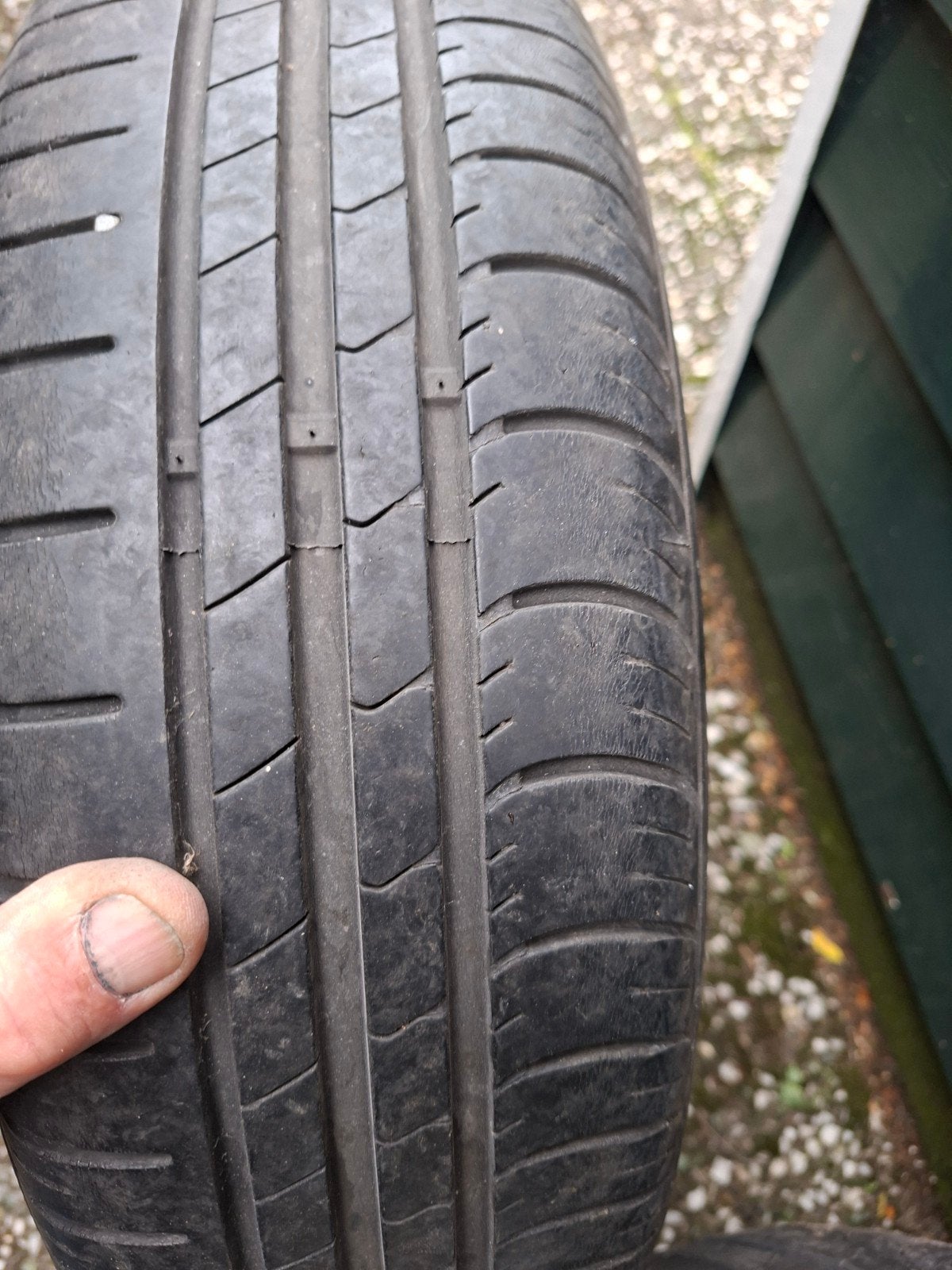 Hankook Kinergy Eco 155/65R14 zomerbanden met Anzio velgen, 14 inch, Gebruikt, 155 mm, Banden en Velgen