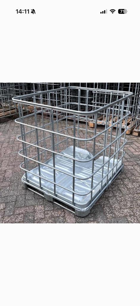3x ibc kratten te koop, Dieren en Toebehoren, Ophalen of Verzenden, Zo goed als nieuw, 110 cm of meer, Minder dan 65 cm