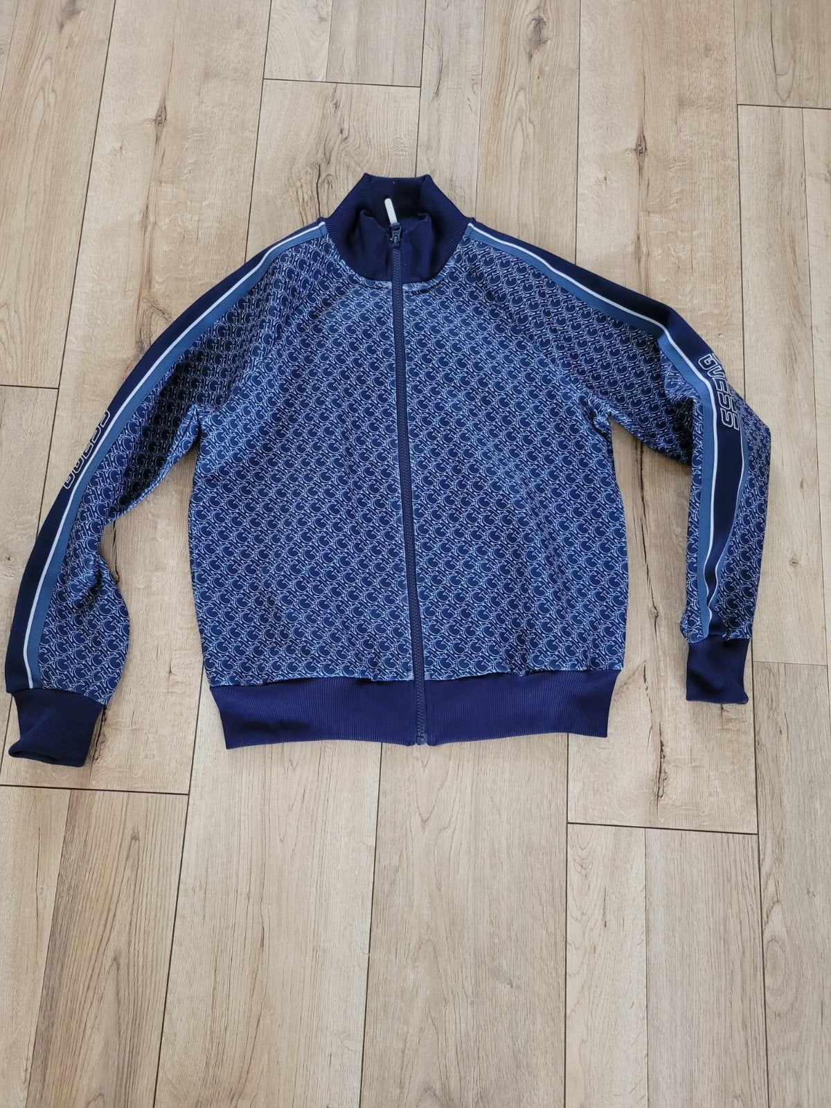 Guess  vest met rits en logo patroon, Ophalen of Verzenden, Zo goed als nieuw