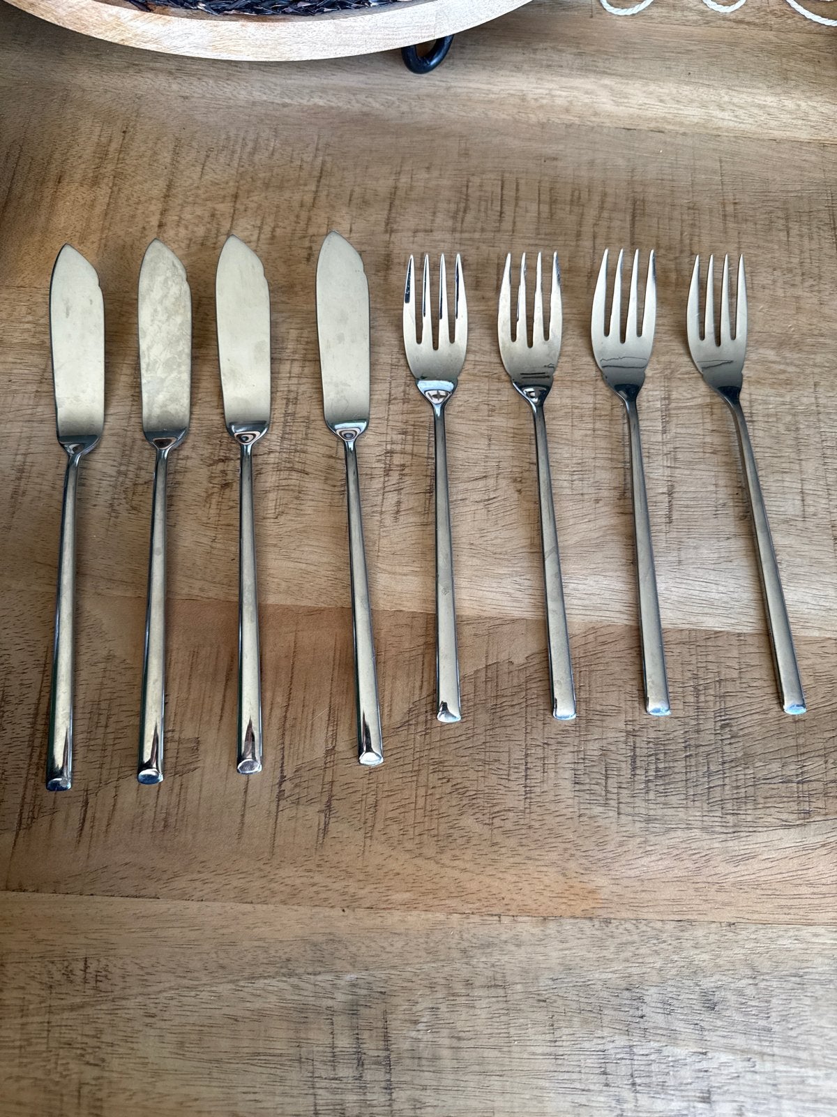 Sola 18/10 Zilverkleurig Bestekset - 8 Stuks, Antiek en Kunst, Ophalen of Verzenden
