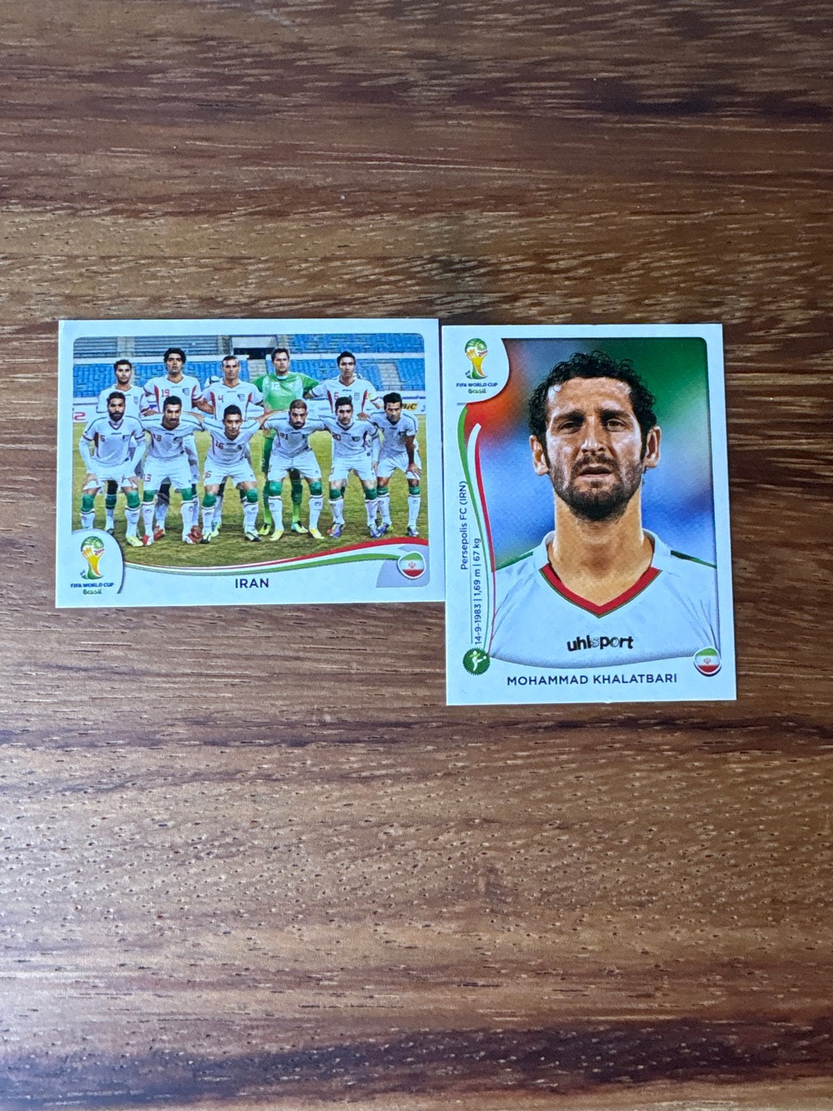 Panini FIFA World Cup 2014 Iran Team & Mohammad Khalatbari, Overige supermarkten, Ophalen of Verzenden