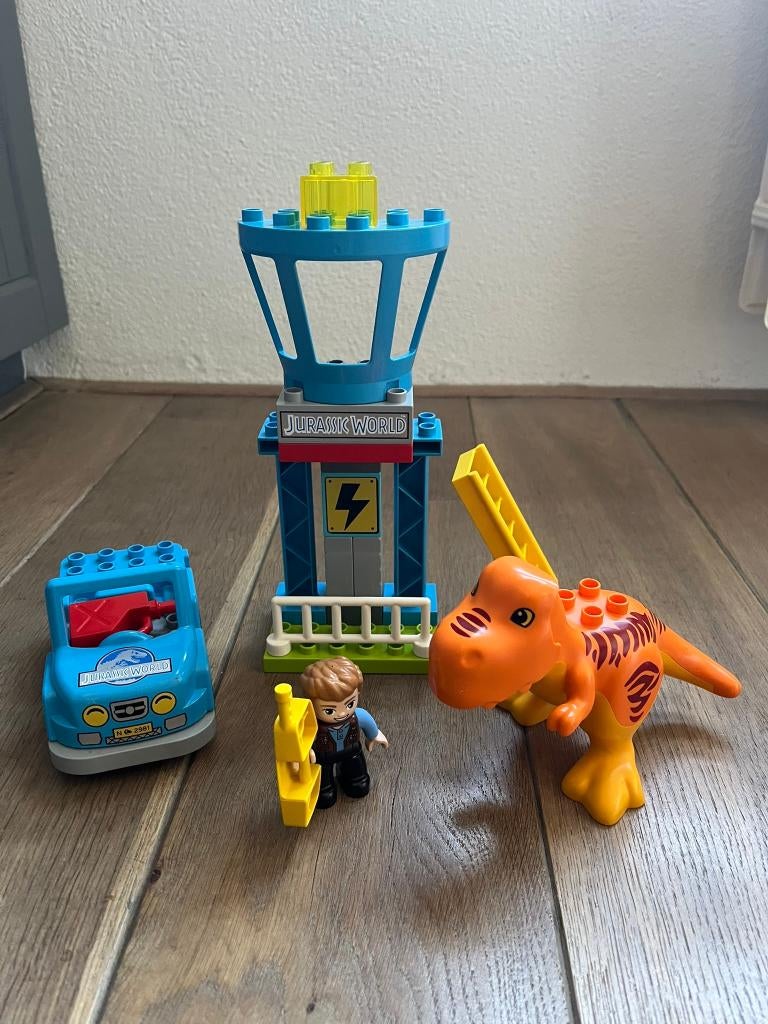 LEGO DUPLO Jurassic World 10880, Ophalen of Verzenden, Zo goed als nieuw, Compleet, Duplo