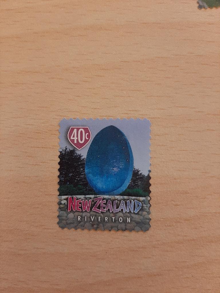 Nieuw Zeeland Riverton, Verzenden, Gestempeld