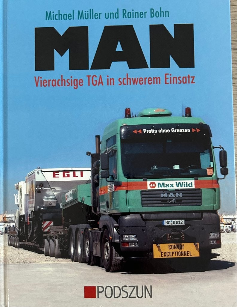 Boek MAN Vierasser zwaartransport, Ophalen of Verzenden, Zo goed als nieuw, Podszum