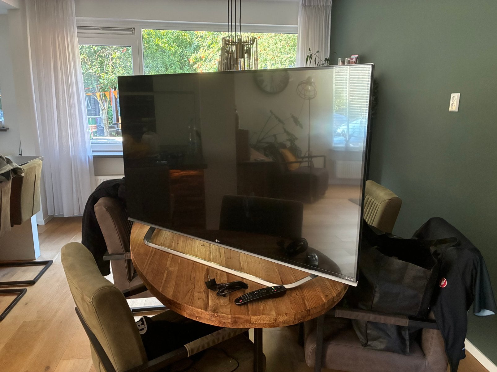 LG Ultra HD 4K Smart TV 55inch, Ophalen, 100 Hz, 100 cm of meer, Gebruikt
