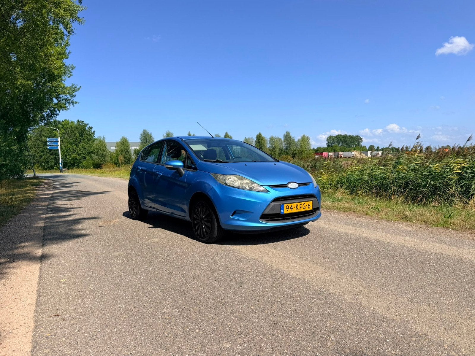 Ford Fiësta 1.25 44KW 5DR 2009 Blauw, Voorwielaandrijving, Stof, 4 cilinders, Blauw