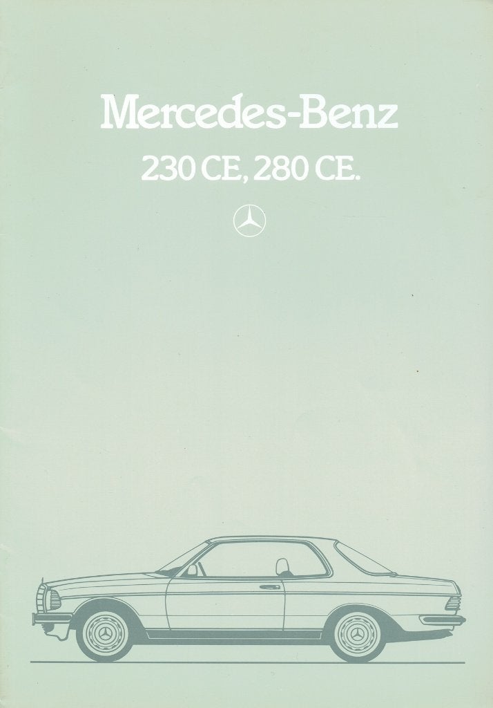Folder Mercedes-Benz 230 CE en 280 CE (C123 - 1983), Verzenden, Gelezen, Mercedes