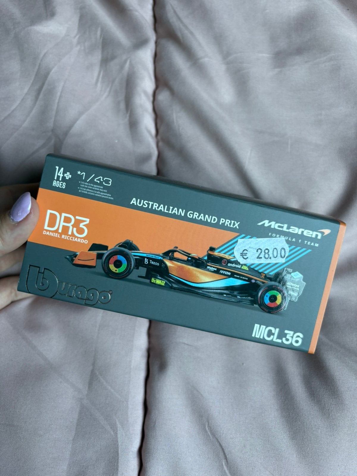 Mclaren F1 australian GP MCL36, Ophalen of Verzenden, Zo goed als nieuw, Formule 1