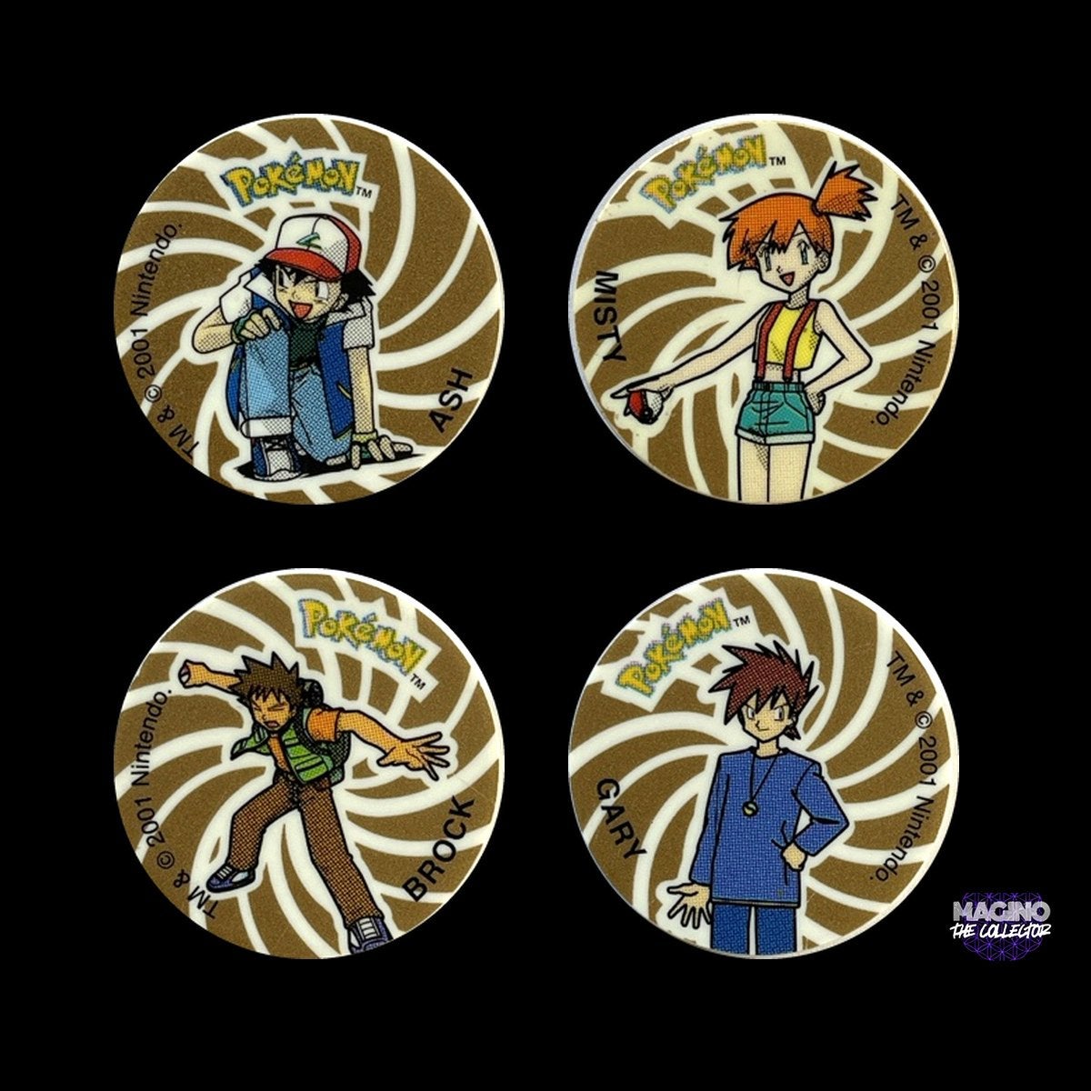 Pokémon Slammer Flippo’s – 2001 | Complete Set A, B, C & D, Verzamelen, Ophalen of Verzenden, Verzameling