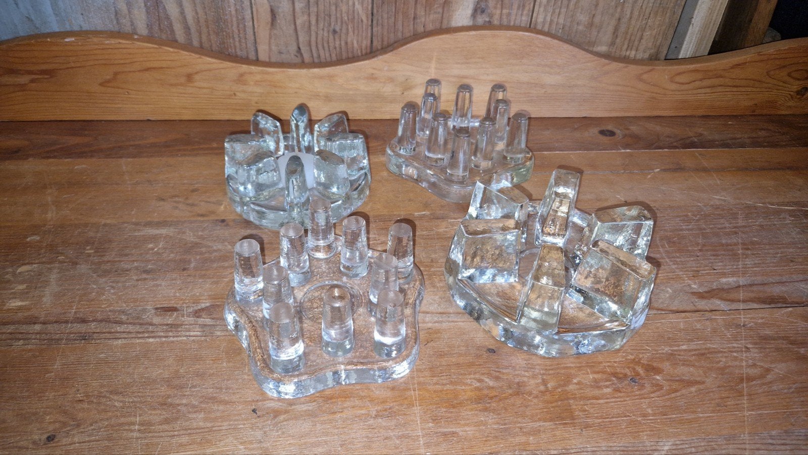 4 x vintage theelicht, Ophalen of Verzenden