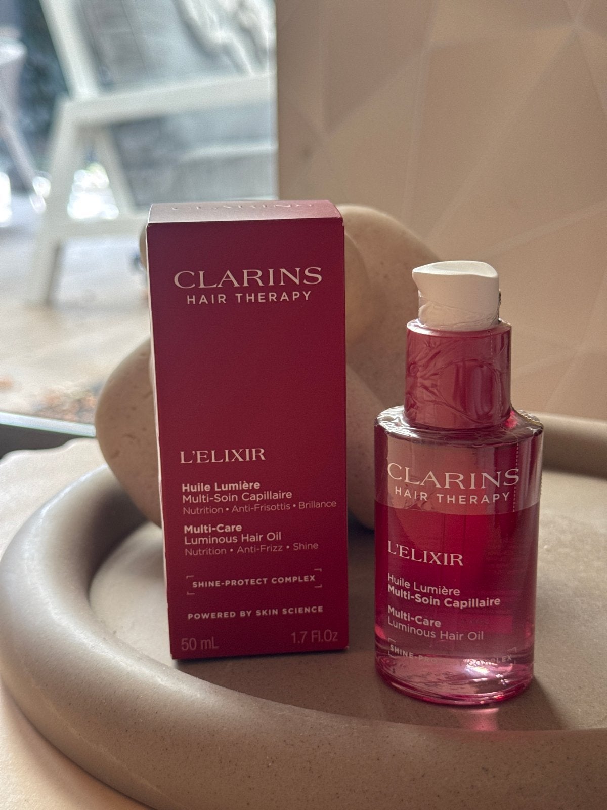 Clarins Hair Therapy L'ELIXIR Haarolie - Nieuw, Verzenden, Nieuw, Haarverzorger of -hersteller