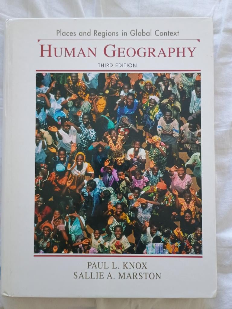 Human Geography (third edition), Paul L. Knox, Zo goed als nieuw, Gamma, HBO