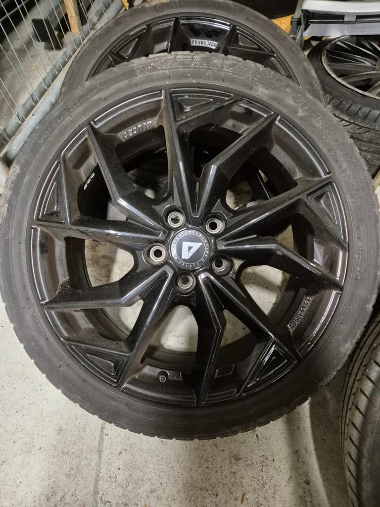 18 inch alutec zwarte sportvelgen, Ophalen, 18 inch, Gebruikt, Banden en Velgen