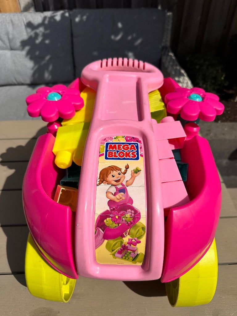 Mega bloks Smoby roze car/auto, Ophalen of Verzenden, Gebruikt, Overige typen