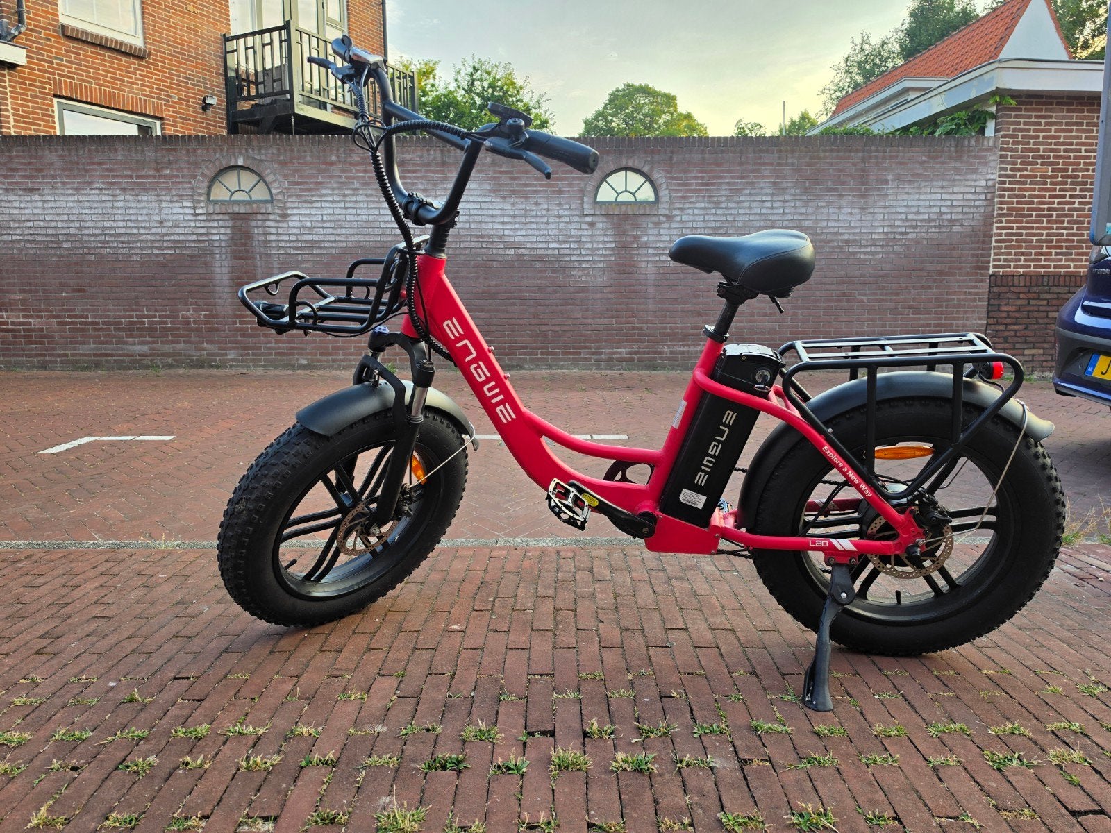 Fatbike net een jaar mee gefiets., Zo goed als nieuw, 50 km per accu of meer, 55 tot 59 cm, Ophalen