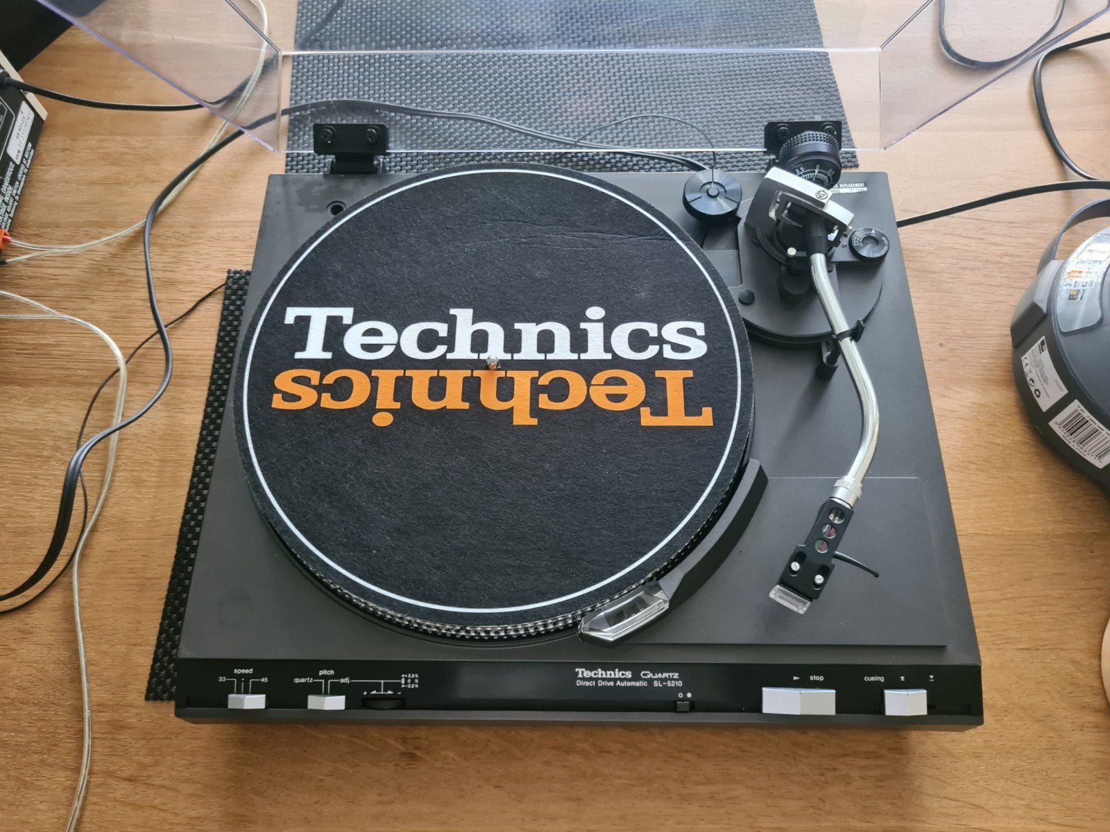 Technics SL -5210 Quartz direct drive platenspeler, Audio, Tv en Foto, Ophalen, Technics