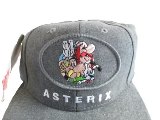 Vintage washed grey snapback cap asterix obelix idefix hat, Info@taurusvintage.nl, Weg en Land, Asterix, Nieuw