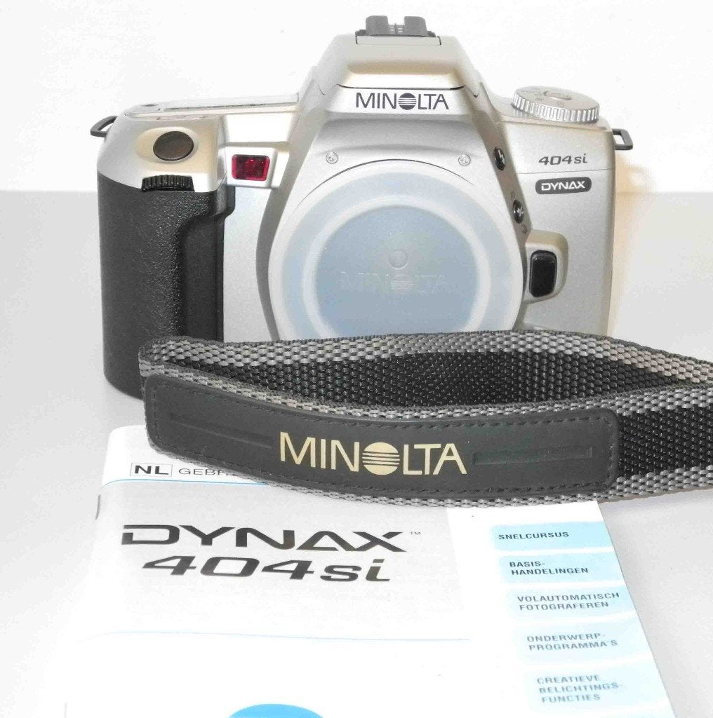 Minolta Dynax 404Si body analoge camera, Ophalen of Verzenden, Gebruikt, Spiegelreflex, Minolta