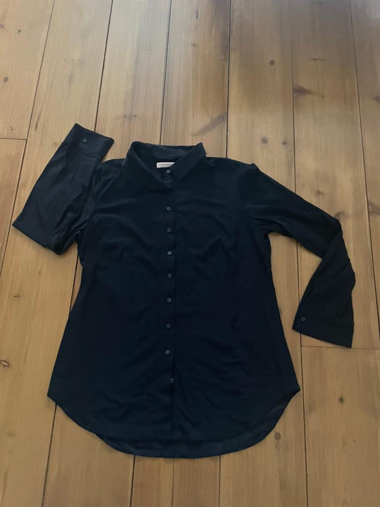 Mooie blauwe travelstof blouse Studio Anneloes, XL, Ophalen of Verzenden, Zo goed als nieuw, Maat 46/48 (XL) of groter, Blauw