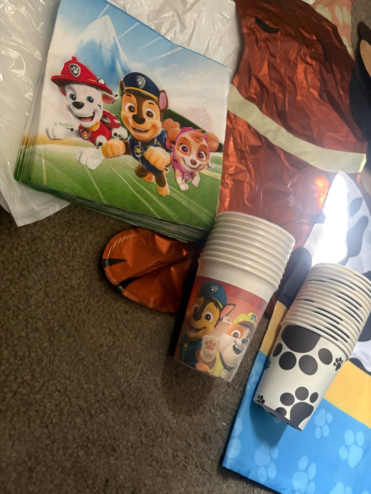 Paw Patrol Feestartikelen Set - Compleet voor Kinderfeestje, Ophalen, Gebruikt, Feestartikel, Verjaardag