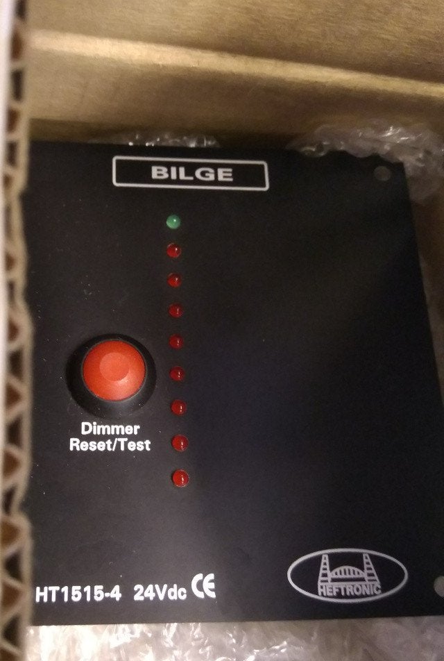 Heftronic HT1515-4 Bilge alarm paneel met 8 punten, Ophalen of Verzenden, Nieuw, Motor en Techniek