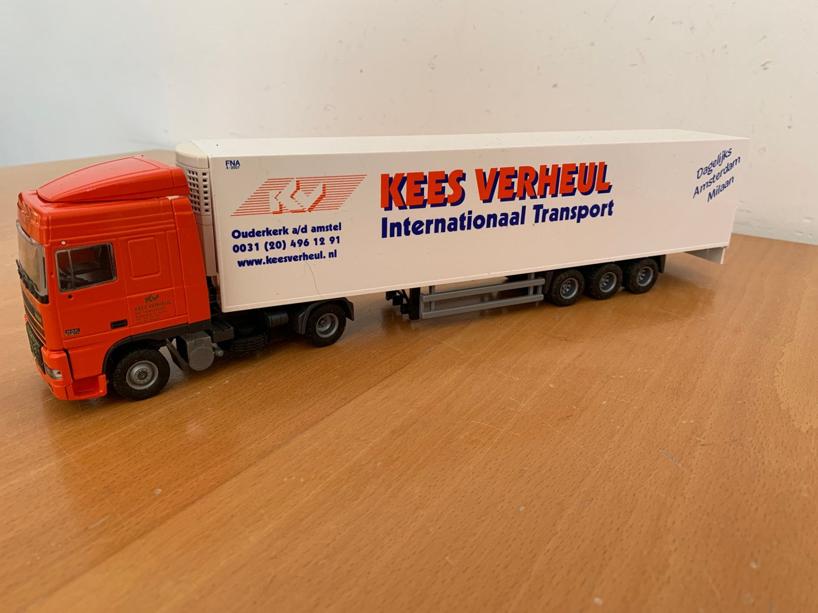 Tekno Daf 95 XF Kees Verheul vrachtwagen, Ophalen of Verzenden, Gebruikt, Bus of Vrachtwagen, Tekno