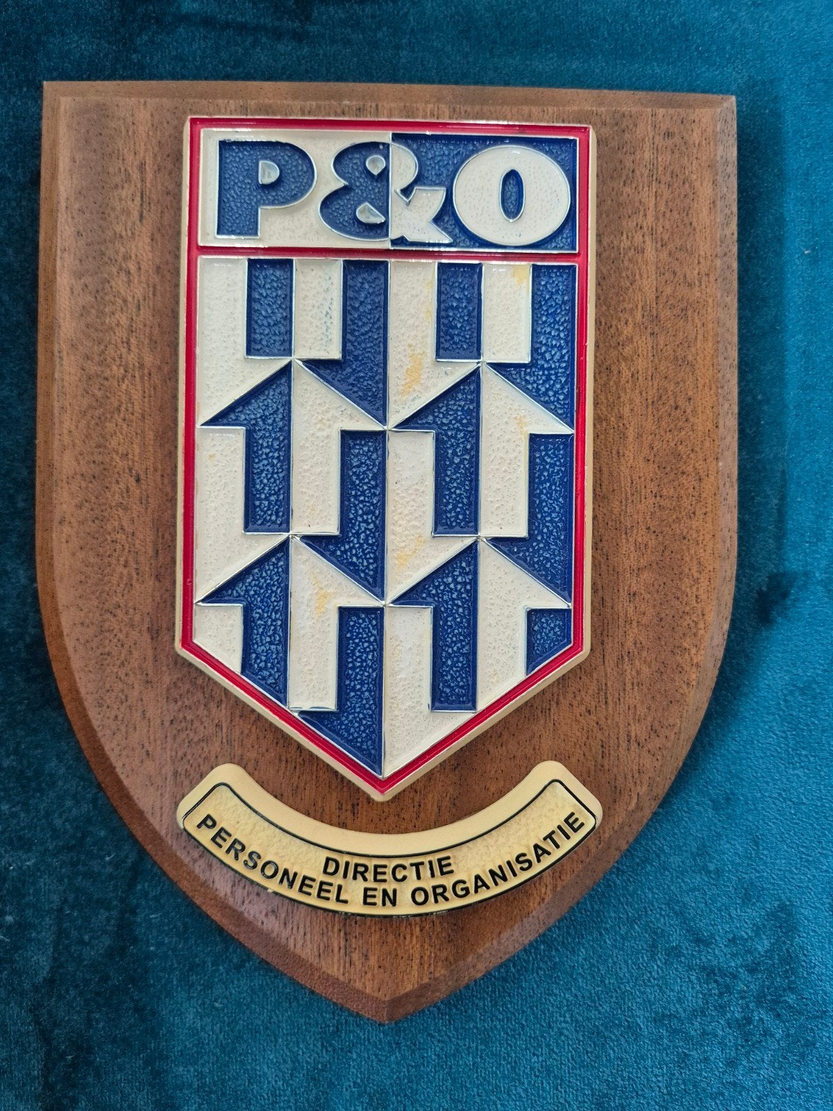 Wapenschild Directie Personeel en Organisatie P&O, Verzenden, Landmacht, Nederland, Embleem of Badge