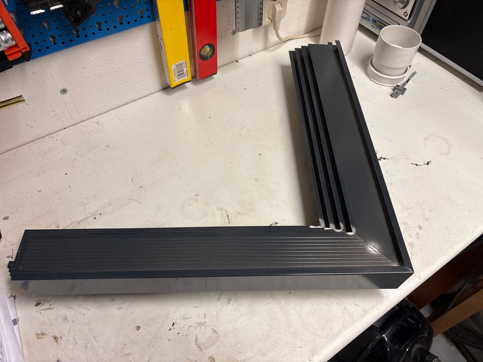 4x Aluminium Hoekprofielen Daktrim - Grijs antraciet, Ophalen, Overige typen, Nieuw, Minder dan 5 m²