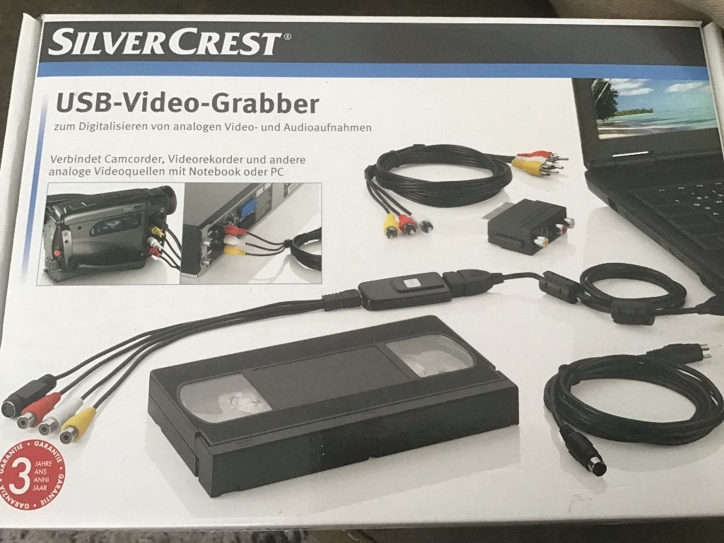 USB Video Grabber Silver Crest, Ophalen, Zo goed als nieuw