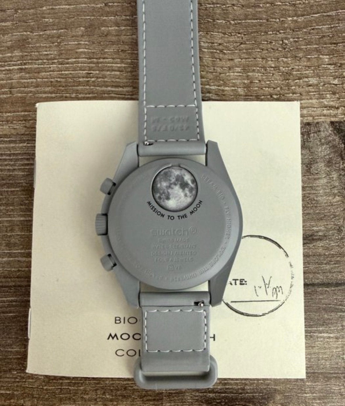 Omega x Swatch Moonswatch 1965, Kunststof, Polshorloge, Nieuw, Kunststof