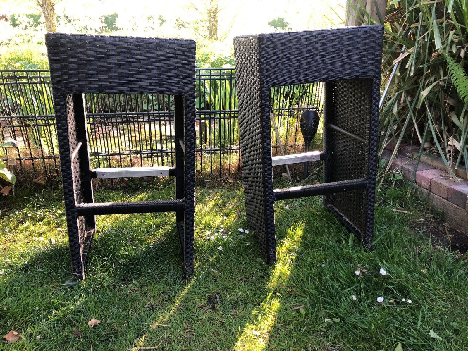 Barkrukken 72x38cm, Ophalen, Zo goed als nieuw, Aluminium