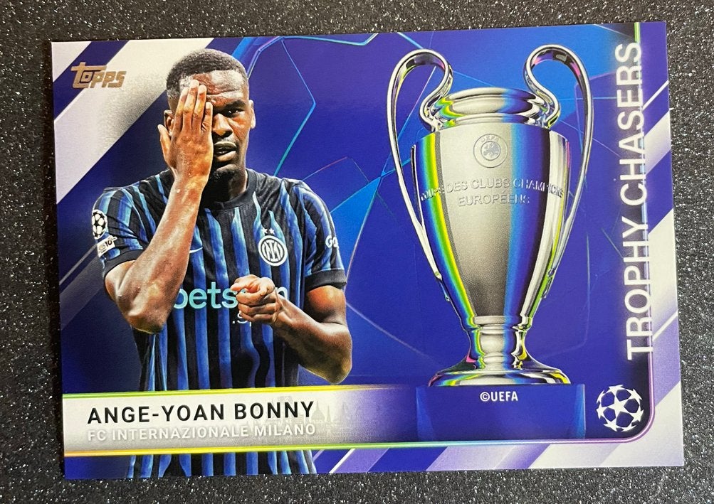Topps UCC Flagship ‘26   TROPHY CHASERS   BONNY  INTER MILAN, Verzenden, Zo goed als nieuw, Plaatje
