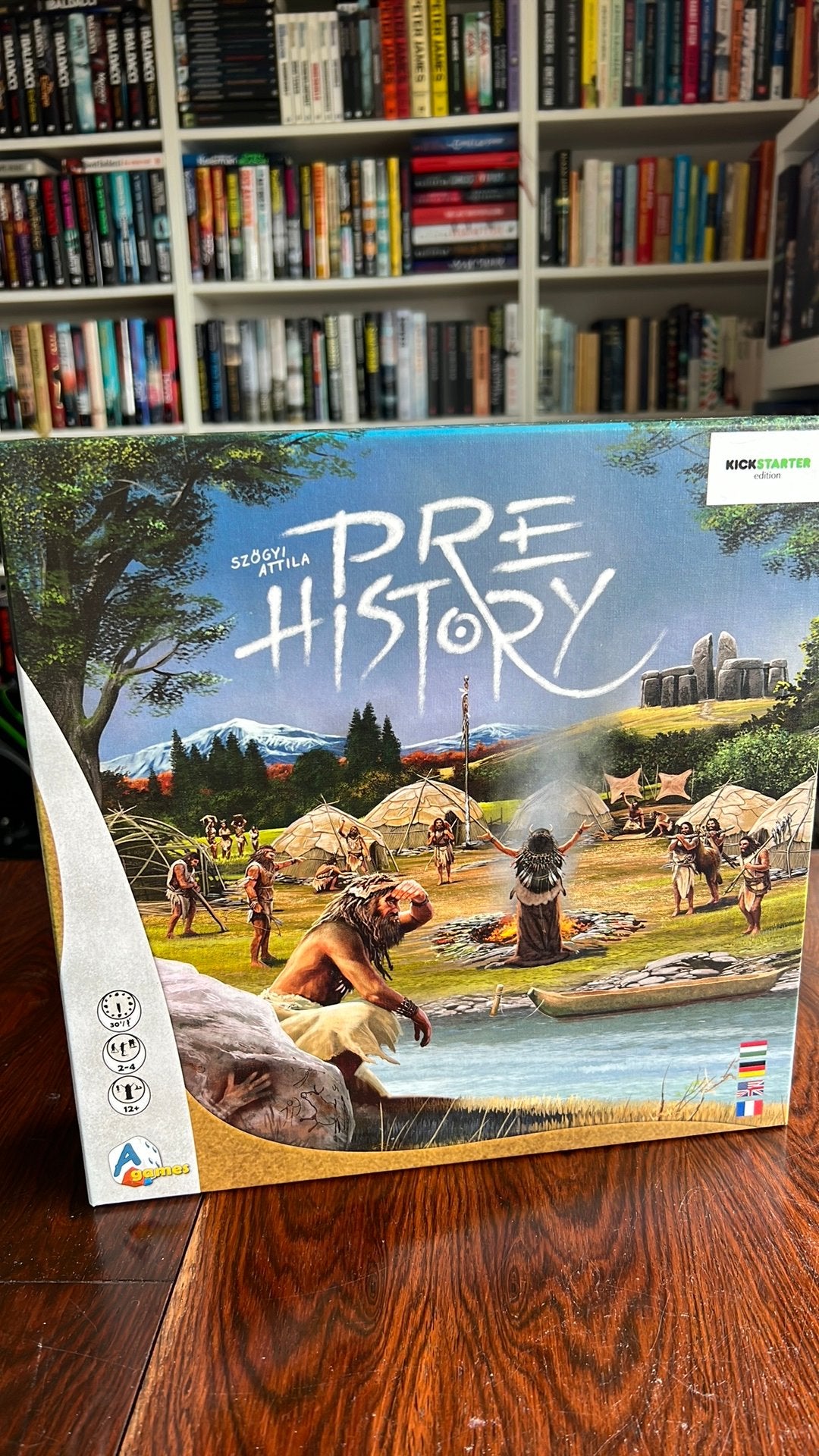 Pre history (prehistory) bordspel Kickstarter editie, Een of twee spelers, Ophalen of Verzenden, Zo goed als nieuw