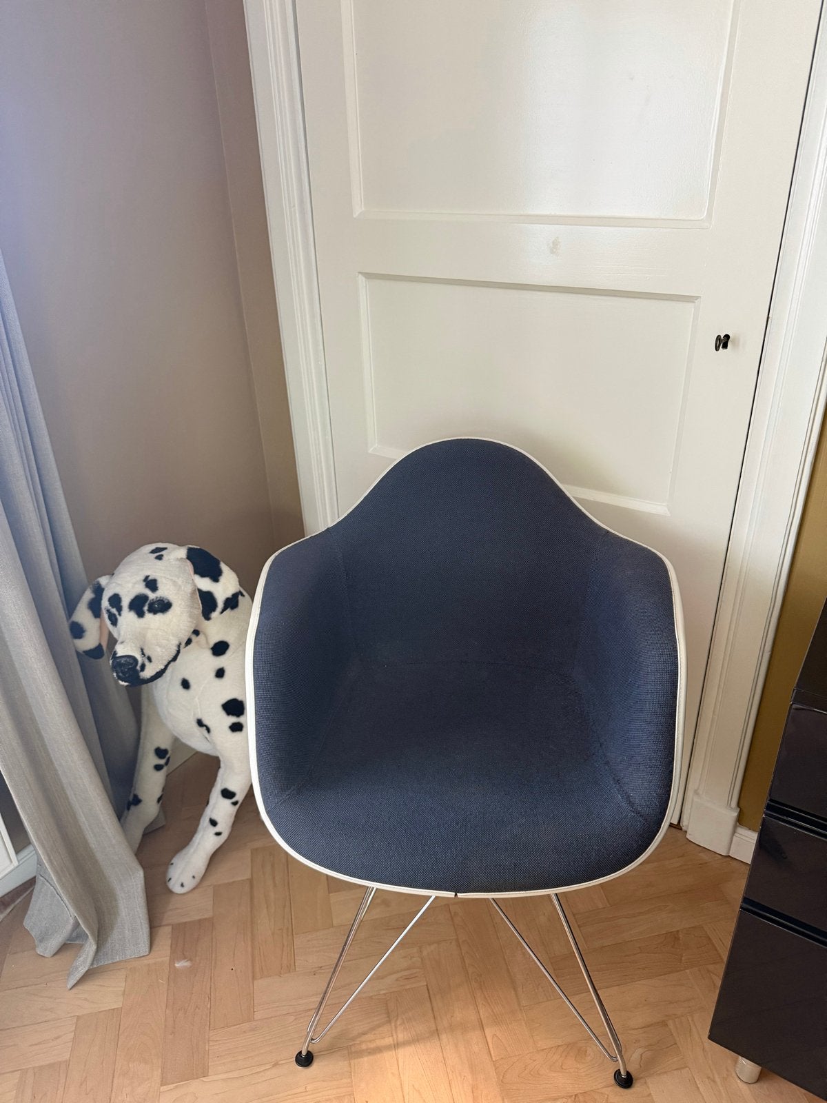 Vitra Eames Plastic Armchair DAR - Donkerblauw, Ophalen, Kunststof, Gebruikt, Blauw